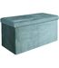 Banc coffre de rangement velours côtelé Giullia-1