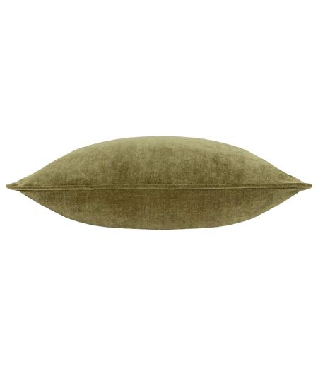 Heavy chenille reversible cushion cover 50cm x 50cm olive Yard