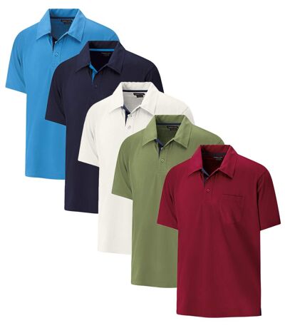 Lot de 5 Polos Jersey Casual