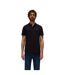 Mens Regular Polo Shirt Black Napapijri-4