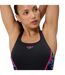 Maillot De Bain 1 Pièce Motif/style Imprimé Hyperbloom Splice Femme Anthracite Rose Imprimé Speedo-4