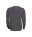 Mens Round Neck Sweatshirt Grey Projob-2