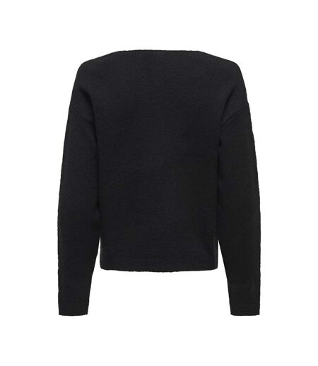 Pull noir femme only veoni