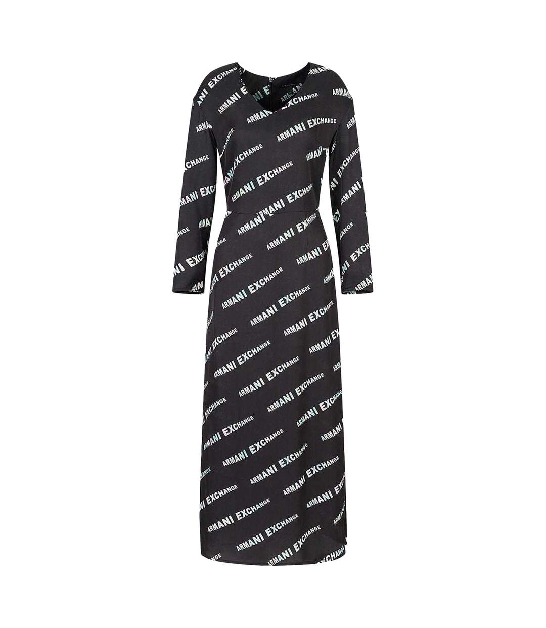 Womens/ladies Logo Dress Black Armani Exchange-1