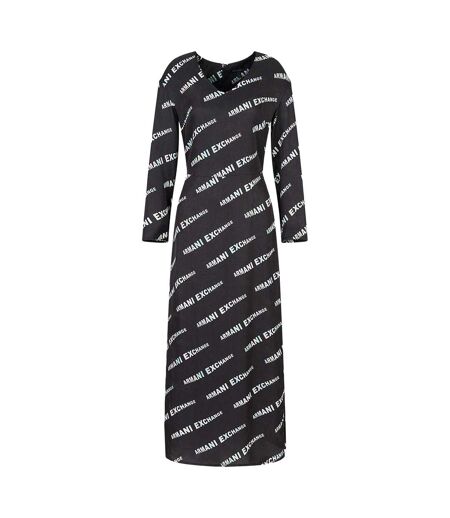 Womens/ladies Logo Dress Black Armani Exchange