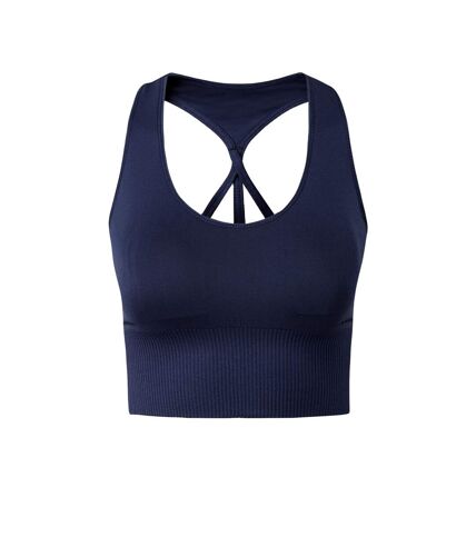 Brassière de sport reveal femme bleu marine TriDri