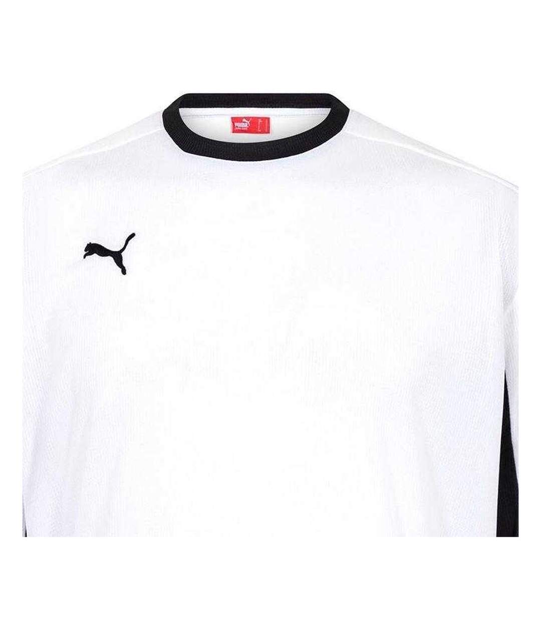 Mens Esito Ii Contrast Long-sleeved Football Jersey White Puma-3