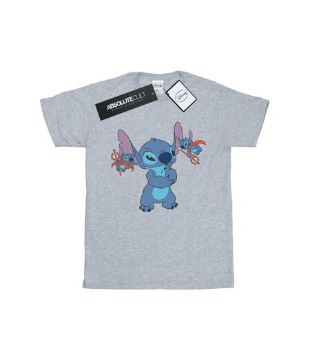 Disney - T-shirt LILO AND STITCH LITTLE DEVILS - Femme (Gris chiné) - UTBI17201