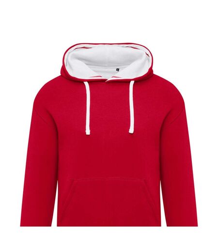 Sweat À Capuche Homme Rouge Blanc Neige SG Originals