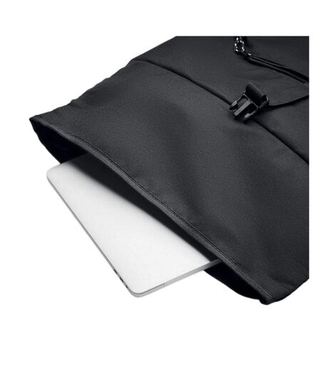 Napa roll top rpet backpack one size black MidOcean