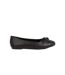 Womens/ladies Paige Wrap Detail Wide Ballerina Flats Black Dorothy Perkins-2