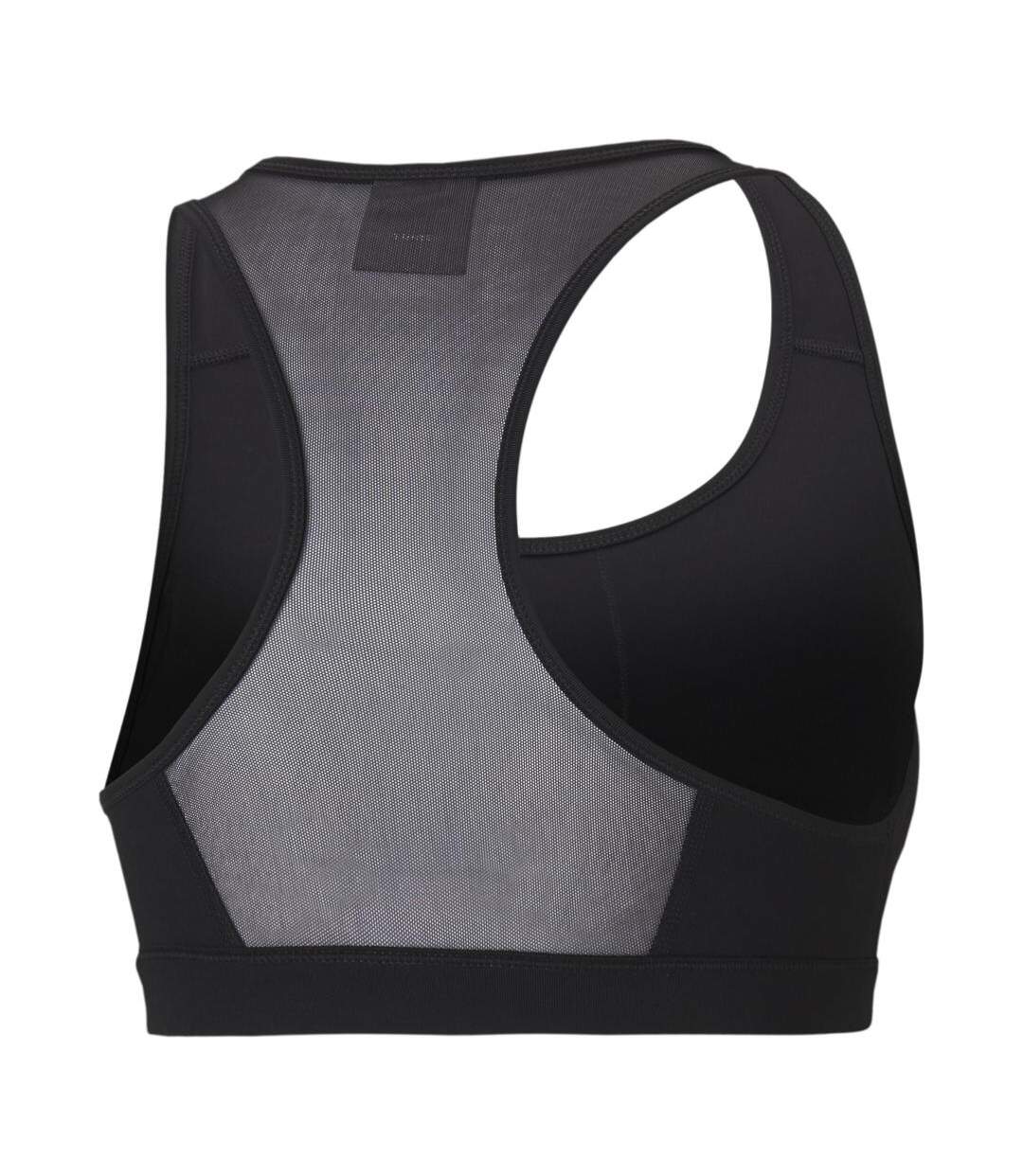 Brassière noire femme puma mid impact 4keeps - xs-2