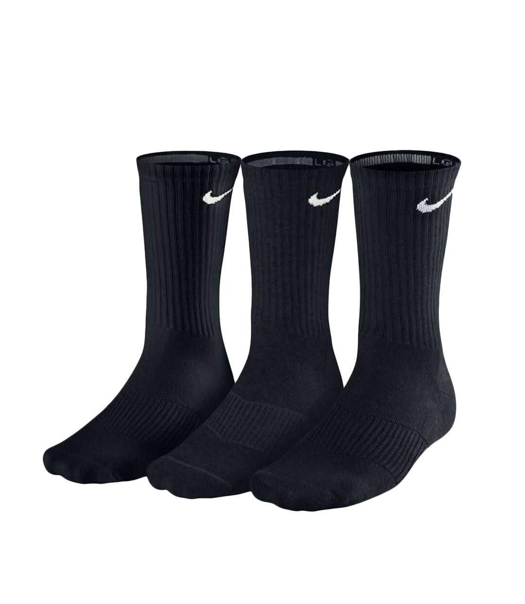 X3 paires de chaussettes noir homme nike value - 46/50-1
