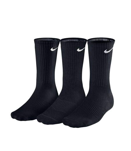 X3 paires de chaussettes noir homme nike value - 46/50