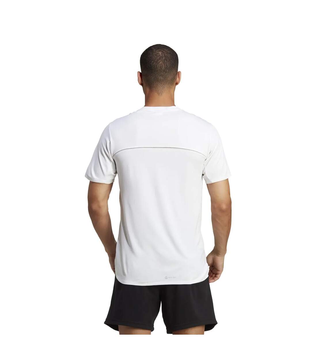 T-shirt homme blanc Adidas-2