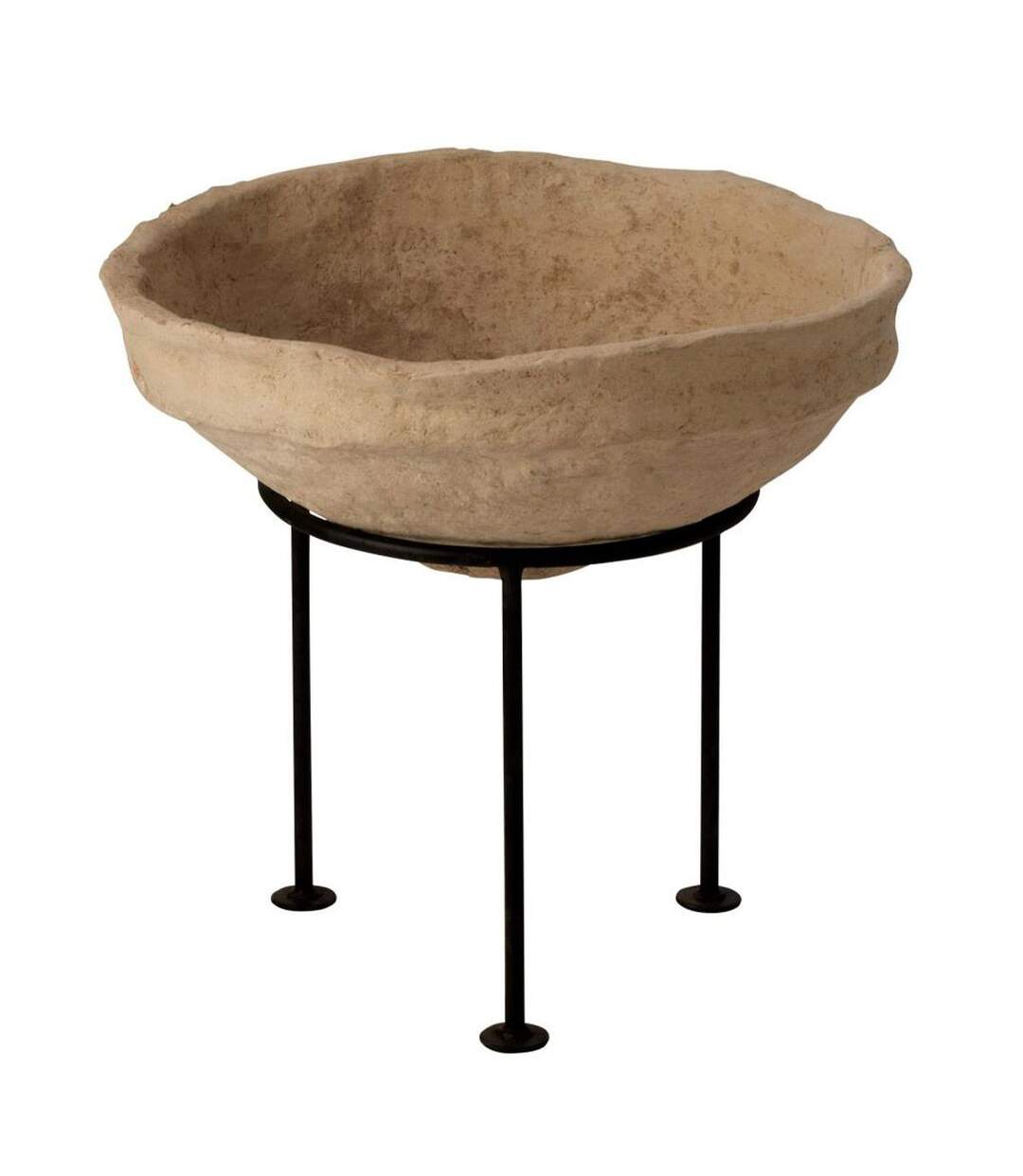 Coupelle Déco sur Pied Chad 44cm Naturel-1