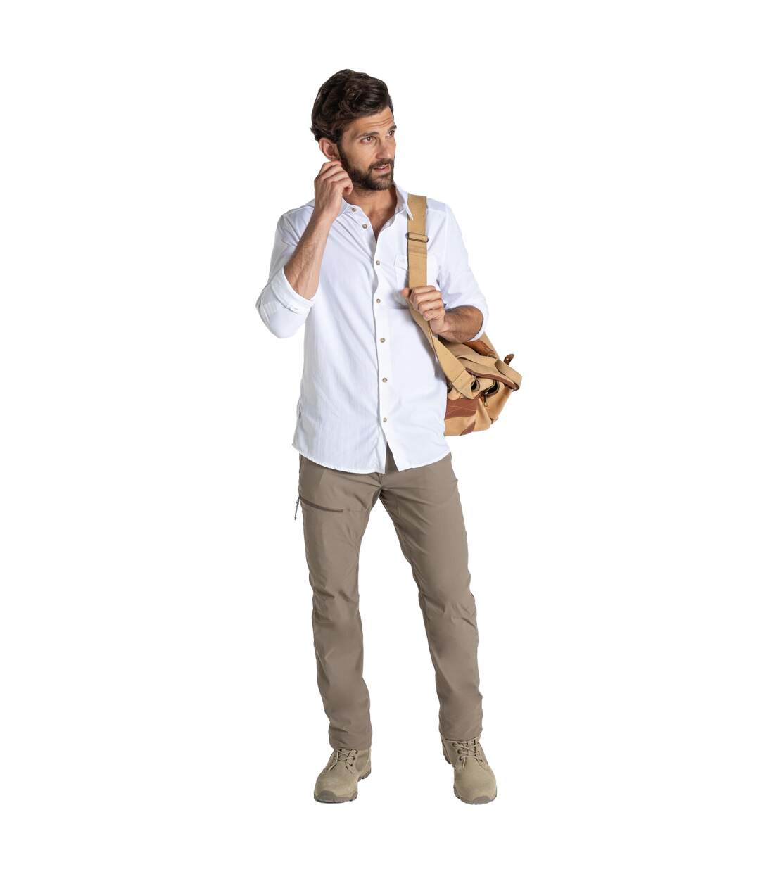 Mens Nuoro Ii Nosilife Shirt White Craghoppers-1
