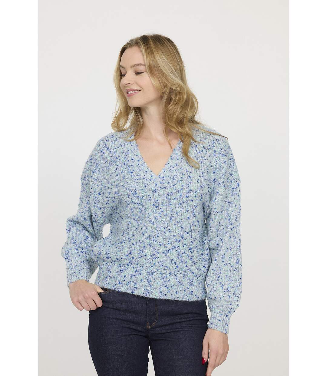 Pull manches longues polyester regular + CALOPA-1