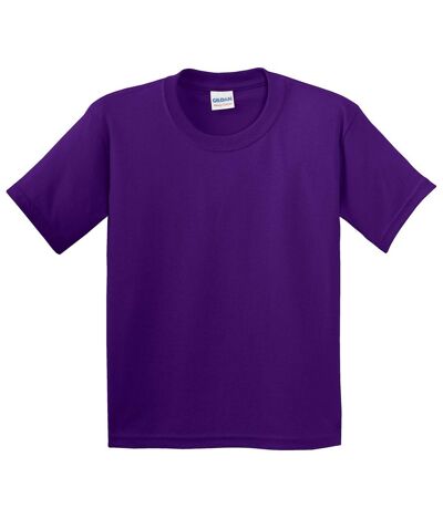 T-shirt en coton enfant violet foncé Gildan Gildan