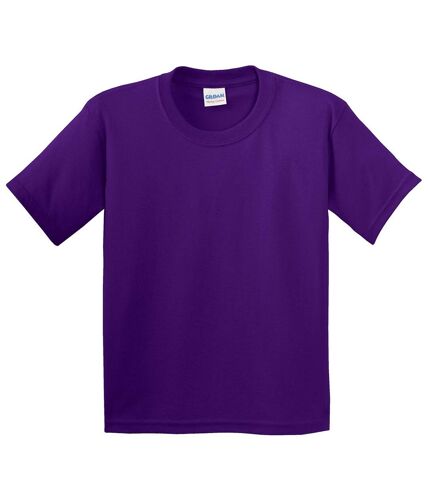 Gildan Childrens Unisex Heavy Cotton T-Shirt (Purple)
