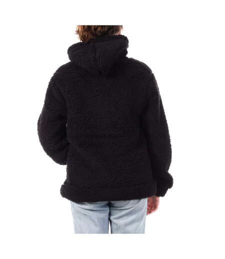 Veste en sherpa noir femme sherpa compagnie des amériques margaux