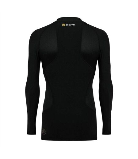Mens G400 Plain Performance Long-sleeved Top Black Skins