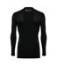 Mens G400 Plain Performance Long-sleeved Top Black Skins-2