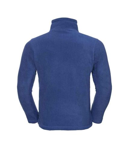 Russell Mens Zip Neck Outdoor Fleece Top (Royal Blue)