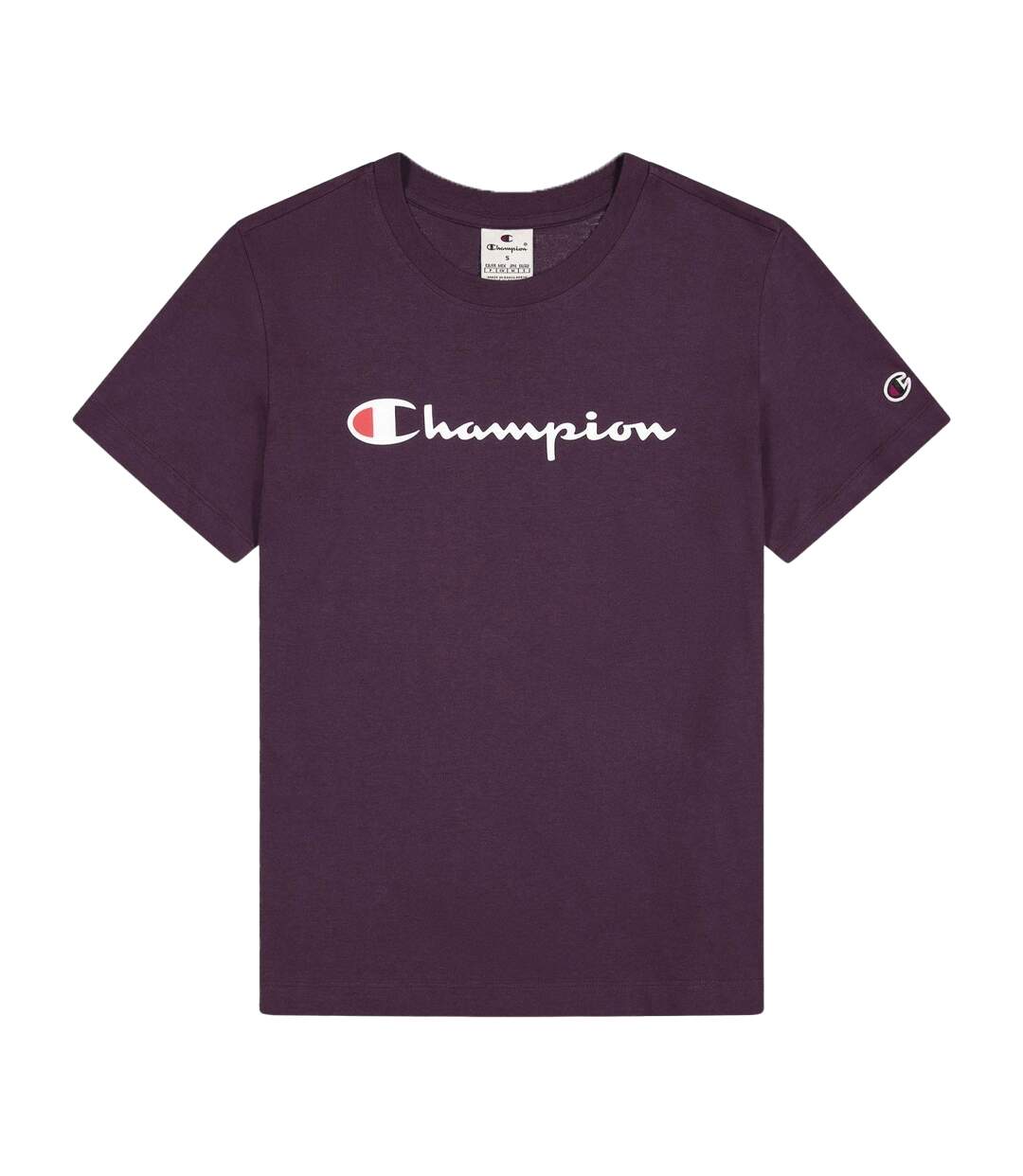 T-shirt Manches Courtes Femme Violet Clair Champion-2