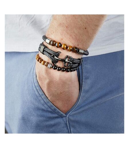 Bracelet noir homme geographical norway 315005 - taille unique