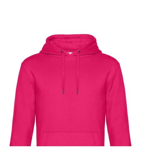 Sweat à capuche king homme rose magenta B&C