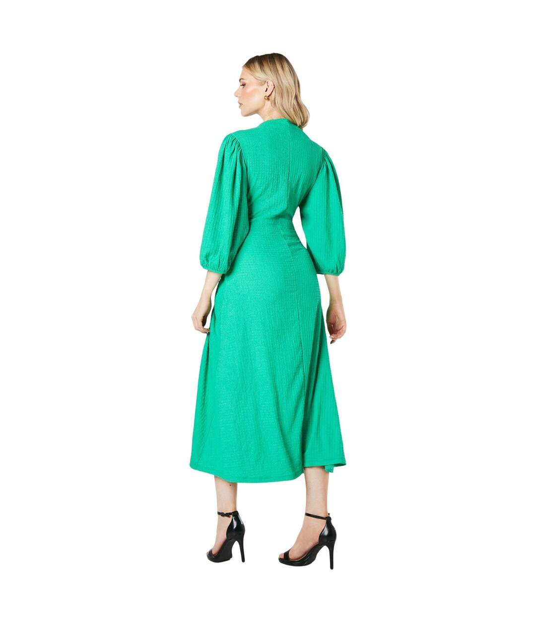 Robe mi-longue femme vert Principles