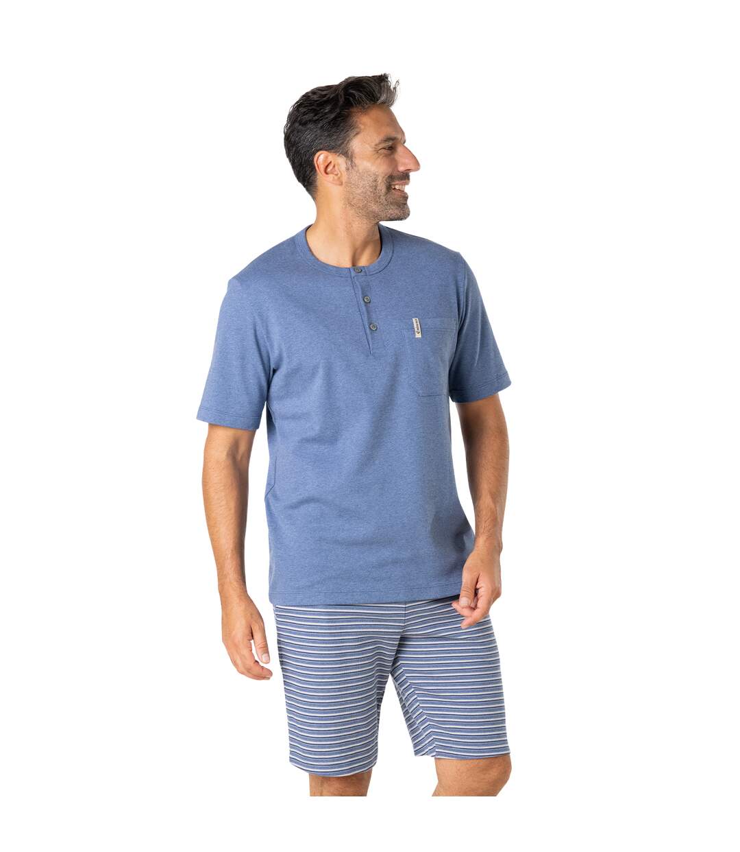Pyjama court interlock homme Eminence-1