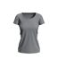 T-shirt Femme Gris Ardoise Uni Stedman-1
