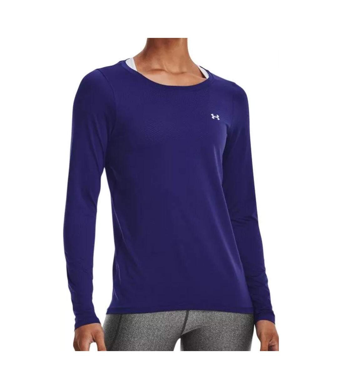 T-shirts Manches Longues Violet Femme Under Armour Armour Long Sleeve - L-1