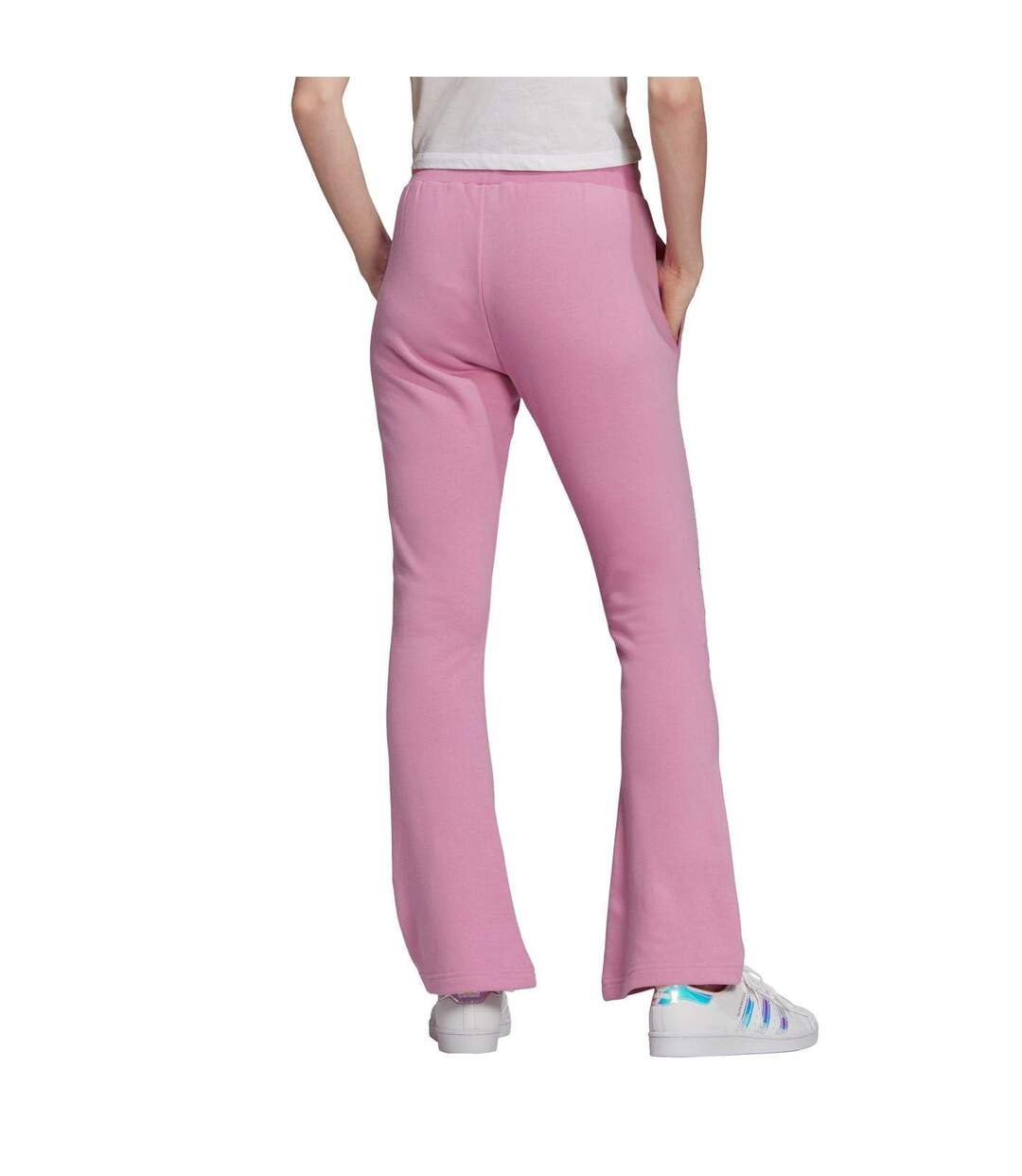 Pantalon De Survêtement Motif/style Strass Femme Rose Adidas-3