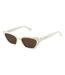 Lunettes De Soleil Motif/style Œil De Chat Femme Taille Unique Crème AllSaints-3