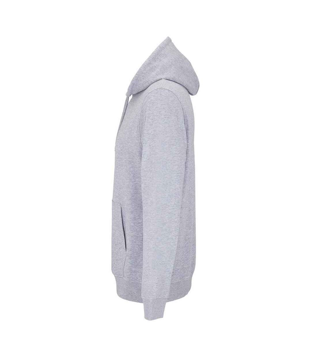 Sweat à capuche constellation adulte gris chiné SOLS