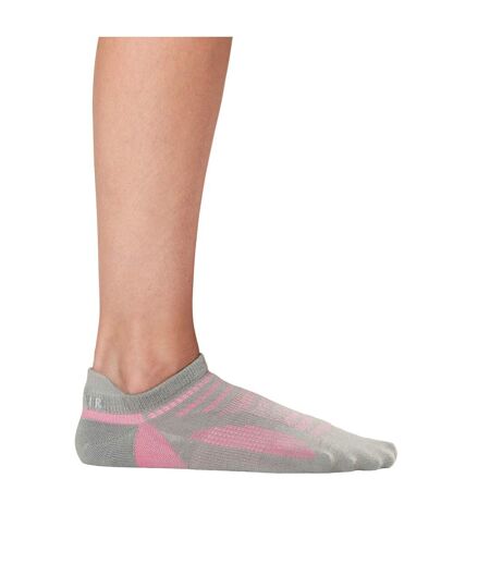 Chaussettes de sport parker metro femme gris / rose Tavi Noir