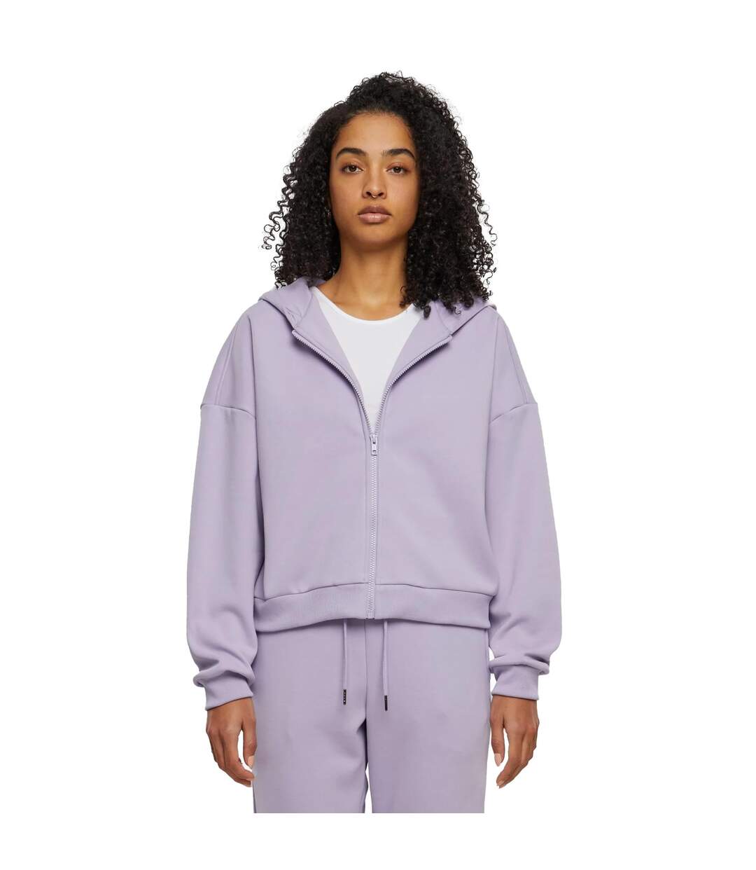 Sweat À Capuche Cozy Femme Vieux Lilas Urban Classics-3
