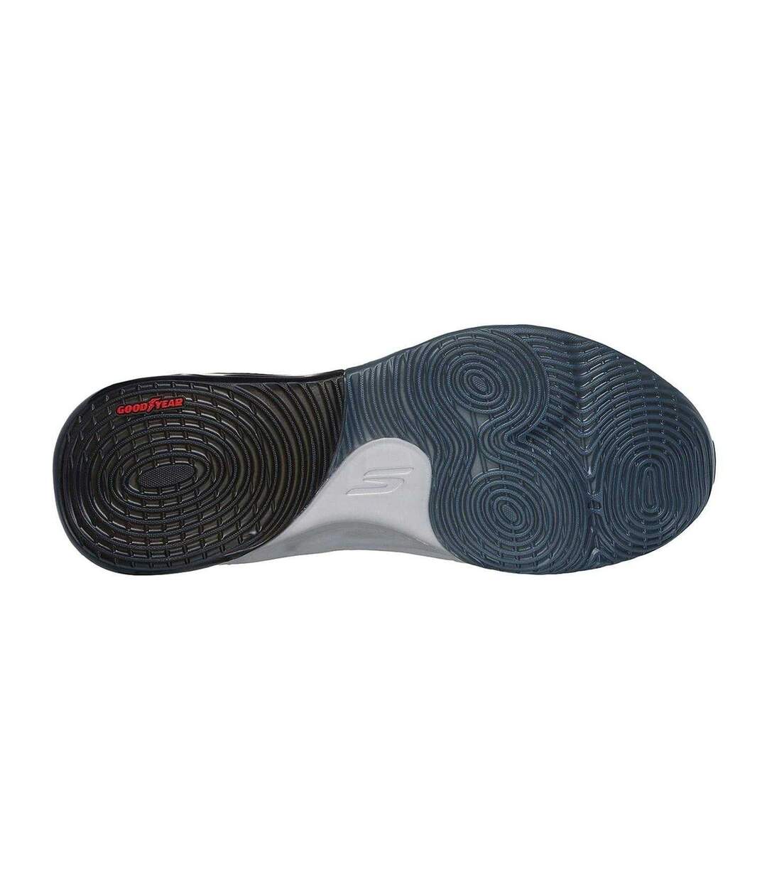 Mens Mesh Skateboarding Skate Shoes White Grey Skechers-4