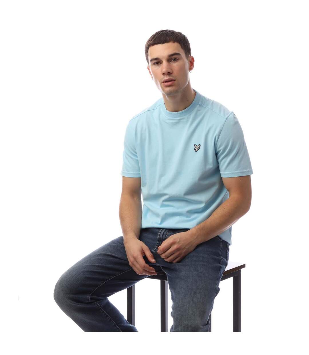 T-shirt Homme Bleu Lyle & Scott-1
