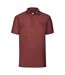 Polo À Manches Courtes 100% Coton  Pour Homme Bordeaux Jerzees Colours-1