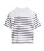 T-Shirt blanc/noir femme teddy smith carla-2