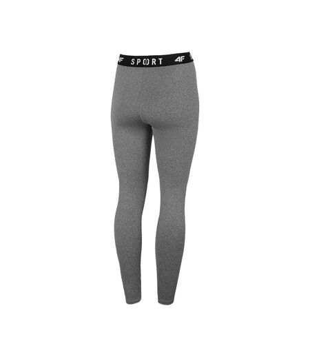 Legging Motif/style Logo Femme Gris 4F