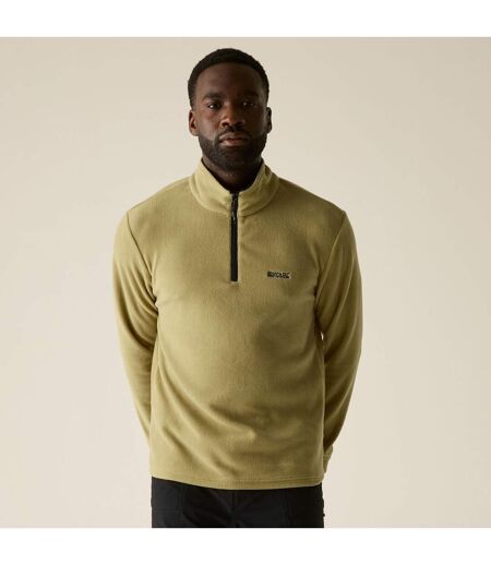 Great Outdoors Mens Thompson Half Zip Fleece Top Desert Beige Regatta