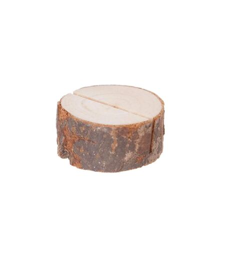 Lot de 4 Cavaliers de Table Rondin 4cm Marron