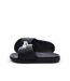 Claquettes noir femme lacoste serve slide 1.0-1