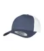 Casquette Trucker Adulte Bleu Marine Blanc Flexfit-1