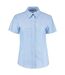 Chemisier Manches Courtes Femme Bleu Clair Kustom Kit-1